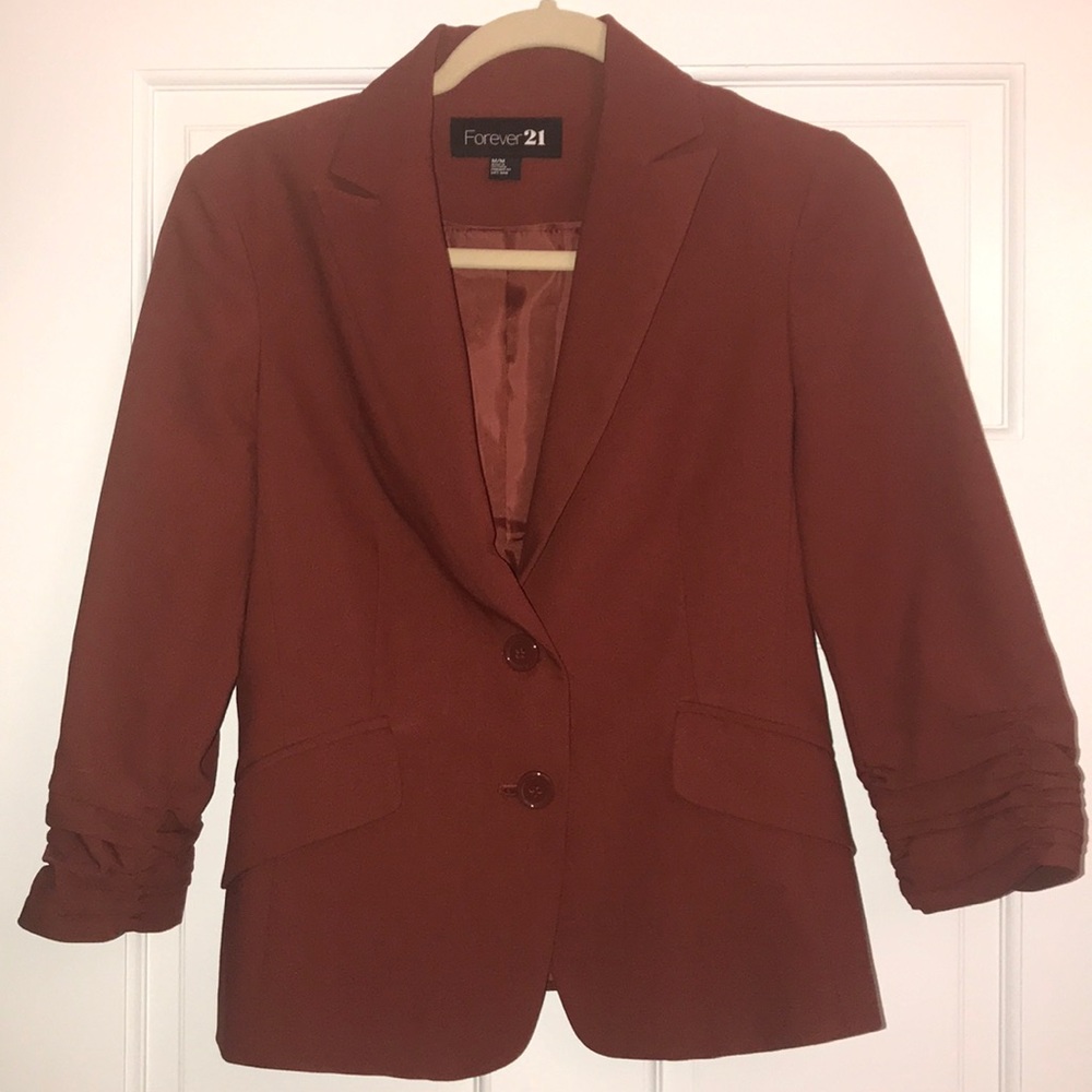 Brick color Blazer